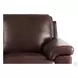 Ironvale Chestnut Leather 84" Sofa