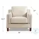 Isla Vanilla Top Grain Leather Chair