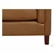 Isla Cognac Top Grain Leather 3 Piece Sectional
