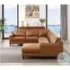 Isla Cognac Leather Modular Sectional