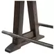 Transitions Driftwood and Sable 96" Extendable Rectangular Counter Height Table