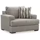 Jasmine Grove Fossil Upholstered Chair and A Half with Pillow