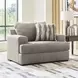 Jasmine Grove Fossil Upholstered Chair and A Half with Pillow