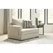Jasmine Grove Oatmeal Upholstered Chair and A Half with Pillow