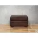 Danforth Caramel Leather Upholstered Rectangular Ottoman