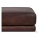 Danforth Caramel Leather Upholstered Rectangular Ottoman