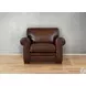 Danforth Caramel Leather Upholstered Accent Chair