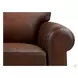 Danforth Caramel Leather Upholstered Accent Chair