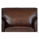 Danforth Caramel Leather Upholstered Accent Chair