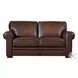 Danforth Caramel Top Grain Leather Loveseat