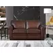 Danforth Caramel Leather 70" Loveseat