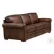 Danforth Caramel Leather Living Room Set