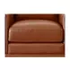 Halwyn Nutmeg Leather Upholstered Accent Chair