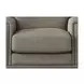 Halwyn Stone Leather Upholstered Accent Chair