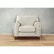 Halwyn Vanilla Leather Upholstered Accent Chair