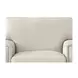 Halwyn Vanilla Leather Upholstered Accent Chair