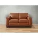 Halwyn Nutmeg Leather 65" Loveseat
