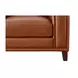 Halwyn Nutmeg Leather 65" Loveseat