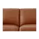 Halwyn Nutmeg Leather 65" Loveseat