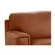 Halwyn Nutmeg Leather 65" Loveseat