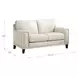 Halwyn Vanilla Leather 65" Loveseat