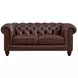 Waverly Caramel Leather Living Room Set with Nailhead Trim