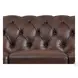 Waverly Caramel Leather 91" Sofa with Nailhead Trim