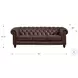 Waverly Caramel Top Grain Leather Sofa
