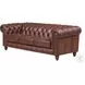 Waverly Caramel Leather Living Room Set with Nailhead Trim