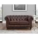 Waverly Caramel Top Grain Leather Loveseat