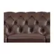 Waverly Caramel Leather 3 Piece Modular Sectional with Nailhead trim