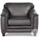 Bexley Ash Leather Living Room Set with Nailhead Trim
