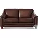 Bexley Caramel Top Grain Leather Loveseat