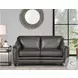 Bexley Ash Top Grain Leather Living Room Set