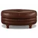 Bexley Caramel Leather Living Room Set with Nailhead Trim