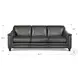 Bexley Ash Top Grain Leather Living Room Set