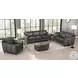 Bexley Ash Leather 92" Sofa with Nailhead Trim