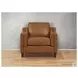 Isla Cognac Leather Upholstered Accent Chair