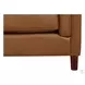 Isla Cognac Leather Upholstered Accent Chair