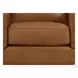Isla Cognac Leather Upholstered Accent Chair