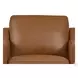 Isla Cognac Leather Upholstered Accent Chair