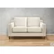 Isla Vanilla Leather 60" Loveseat