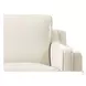 Isla Vanilla Leather 60" Loveseat