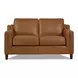 Isla Cognac Leather 60" Loveseat