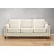 Isla Vanilla Leather Living Room Set