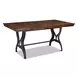 District Copper and Black Extendable Rectangular Counter Height Dining Room Set