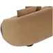 Serafina Kona Camel 94" Sofa with Pillows