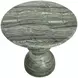Emilio Sage 34" Round Concrete Top Outdoor Bistro Table