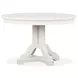Willowbrook Egg Shell White 66" Extendable Oval Dining Table