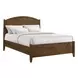 Andover Walnut Queen Arched Panel Bed